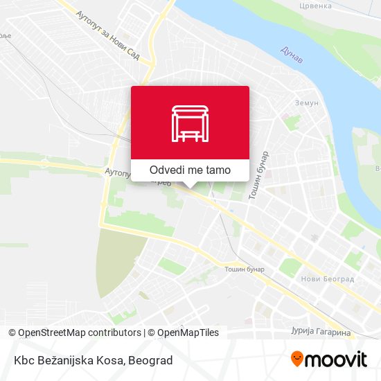 Kbc Bežanijska Kosa mapa