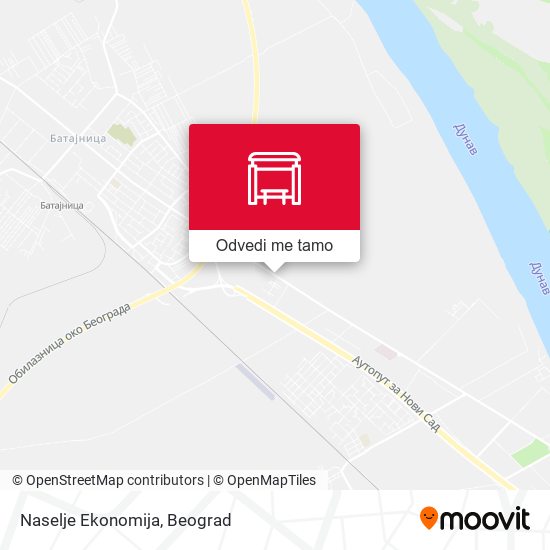 Naselje Ekonomija mapa