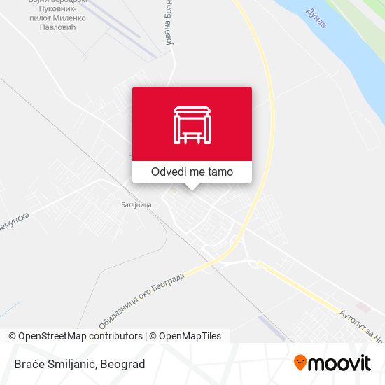 Braće Smiljanić mapa