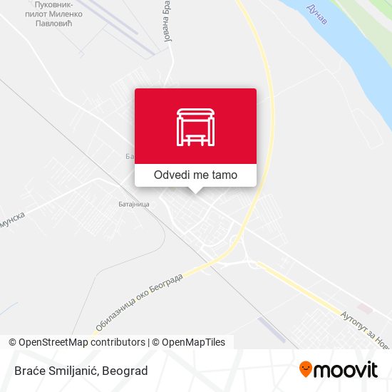 Braće Smiljanić mapa