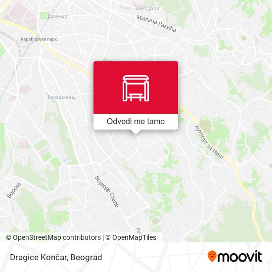 Dragice Končar mapa