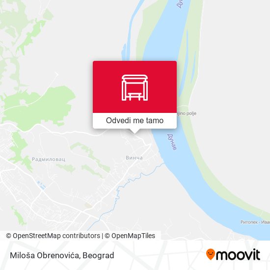 Miloša Obrenovića mapa