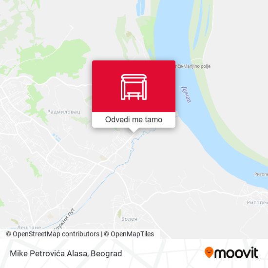 Mike Petrovića Alasa mapa