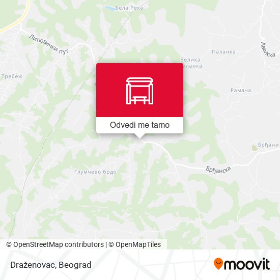 Draženovac mapa