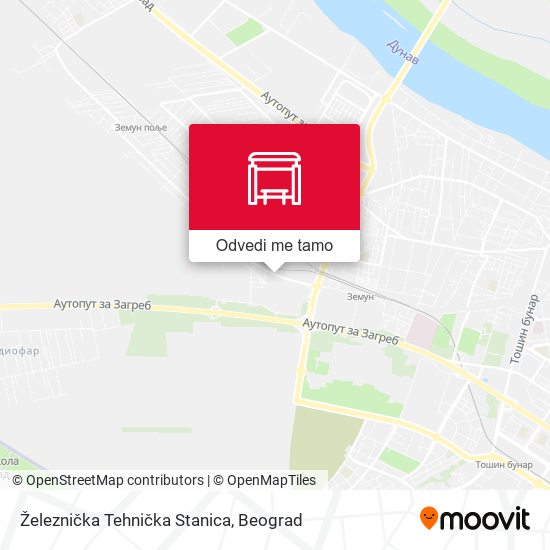 Železnička Tehnička Stanica mapa