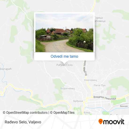 Rađevo Selo mapa