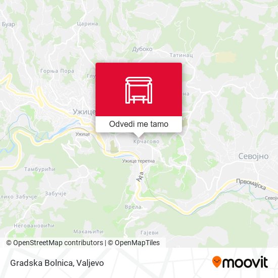 Gradska Bolnica mapa