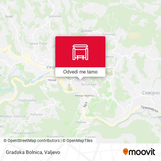 Gradska Bolnica mapa