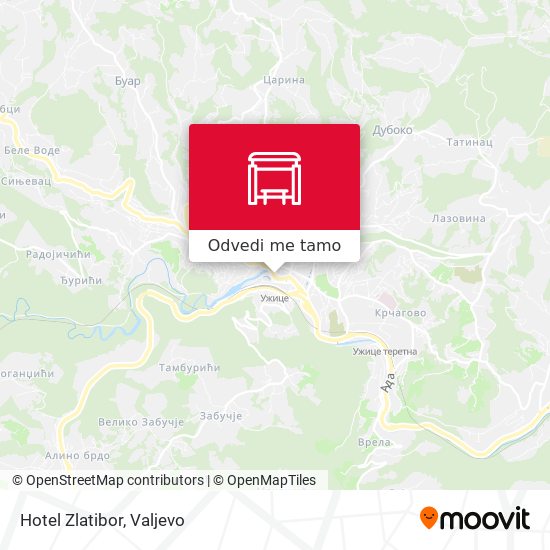 Hotel Zlatibor mapa