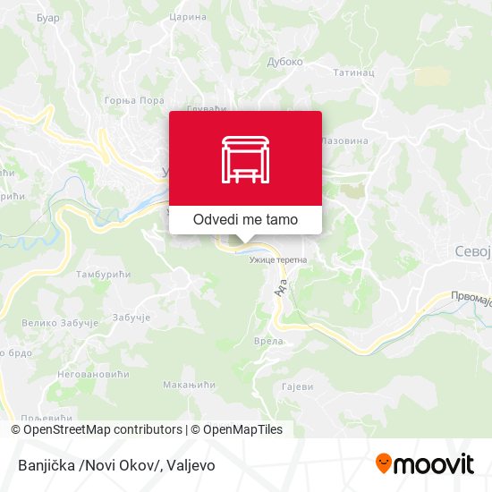 Banjička /Novi Okov/ mapa