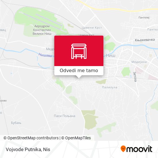 Vojvode Putnika mapa