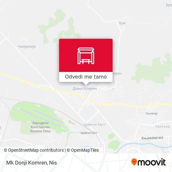 Mk Donji Komren mapa