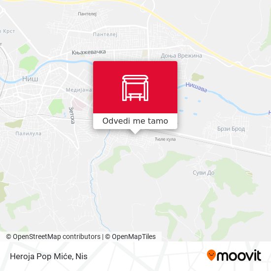 Heroja Pop Miće mapa