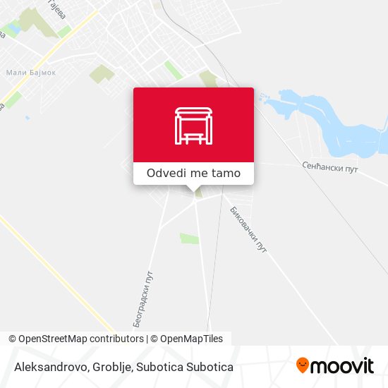 Aleksandrovo, Groblje mapa