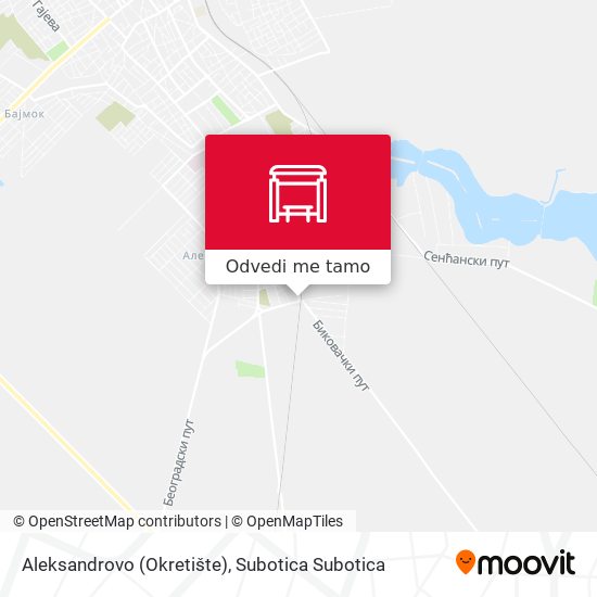 Aleksandrovo (Okretište) mapa