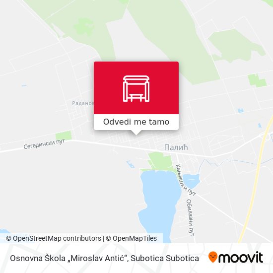 Osnovna Škola „Miroslav Antić“ mapa