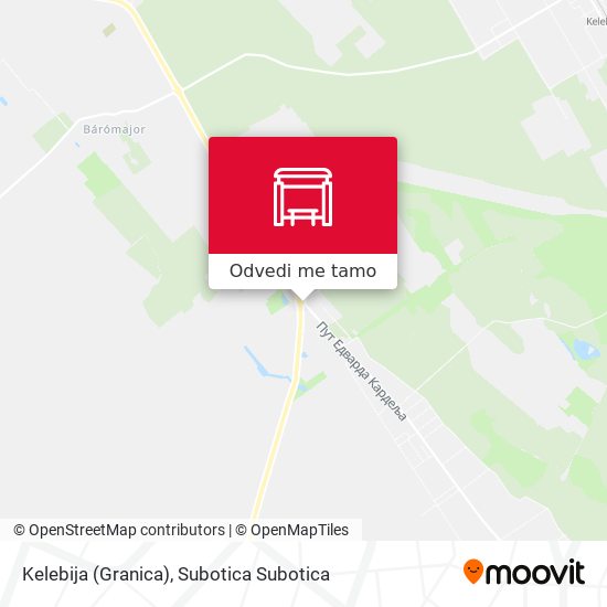 Kelebija (Granica) mapa