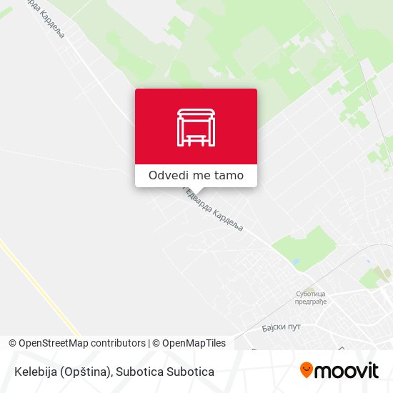 Kelebija (Opština) mapa