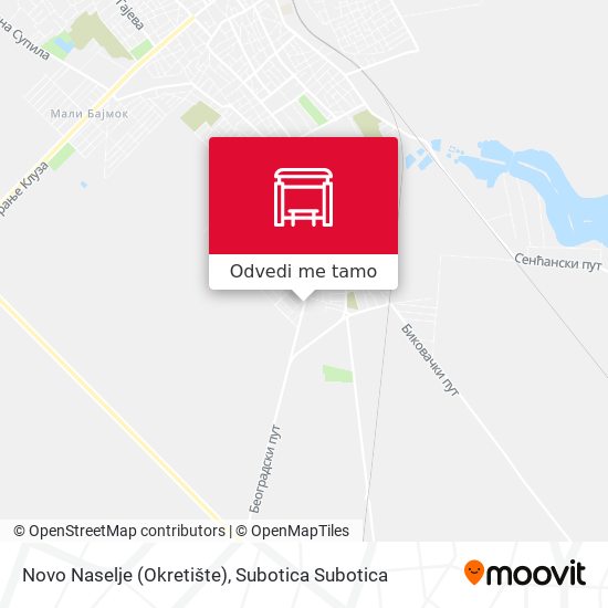 Novo Naselje (Okretište) mapa