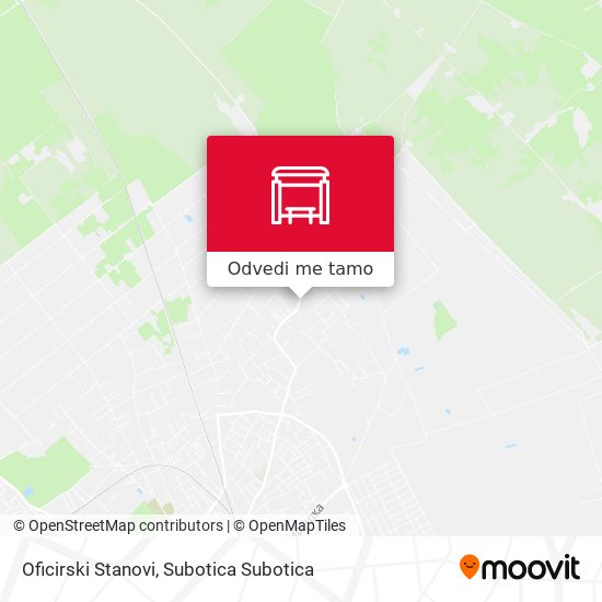 Oficirski Stanovi mapa