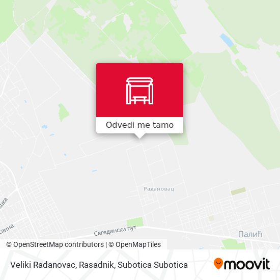 Veliki Radanovac, Rasadnik mapa