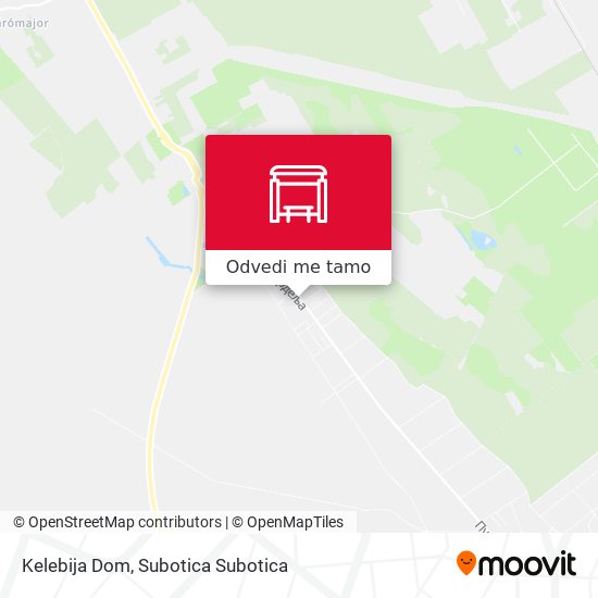 Kelebija Dom mapa