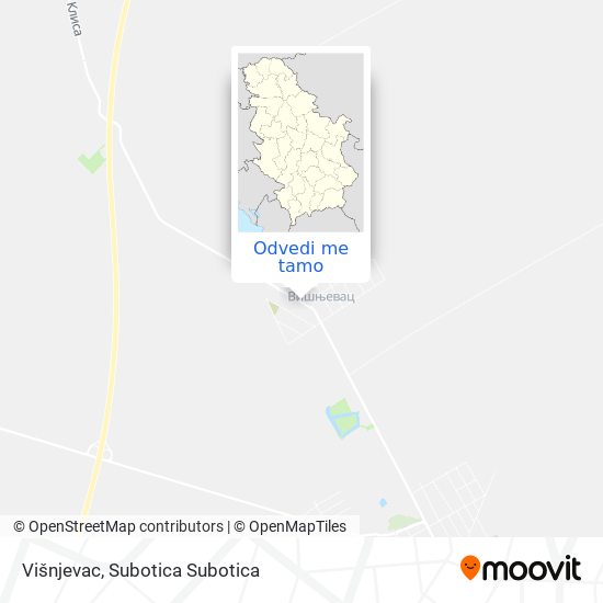 Višnjevac mapa