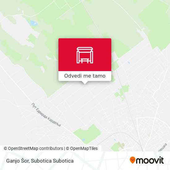 Ganjo Šor mapa