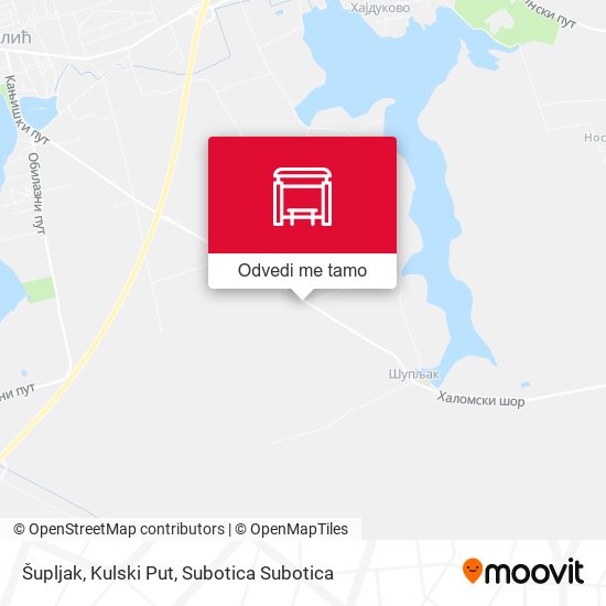 Šupljak, Kulski Put mapa