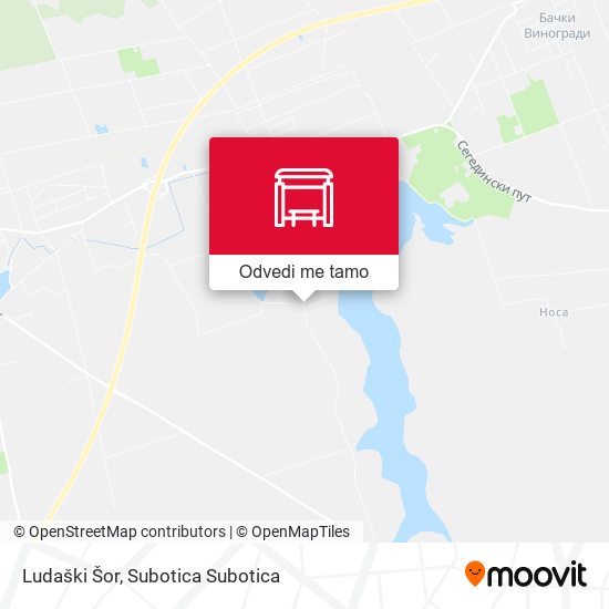 Ludaški Šor mapa