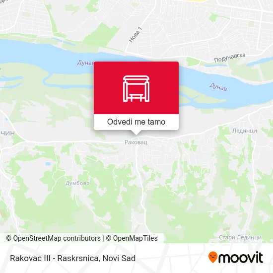 Rakovac III - Raskrsnica mapa