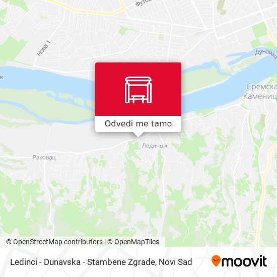 Ledinci - Dunavska - Stambene Zgrade mapa