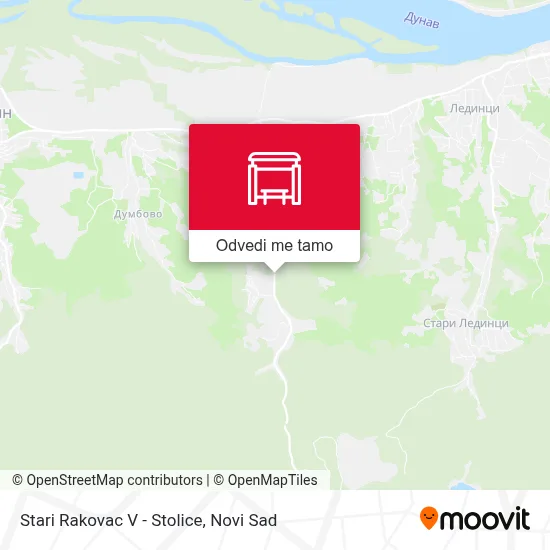 Stari Rakovac V - Stolice mapa