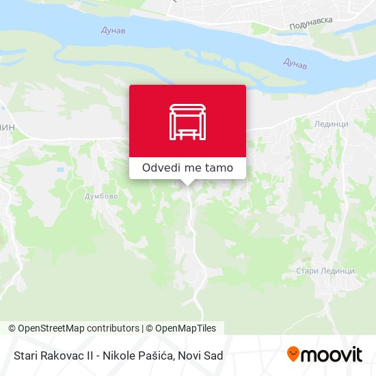 Stari Rakovac II - Nikole Pašića mapa