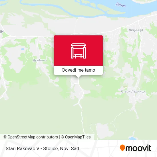 Stari Rakovac V - Stolice mapa