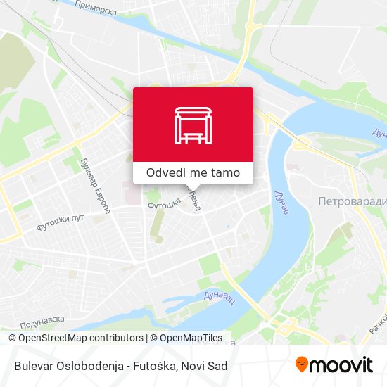 Bulеvar Oslobođenja - Futoška mapa