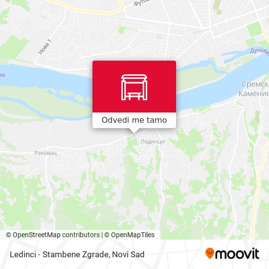 Ledinci - Stambene Zgrade mapa
