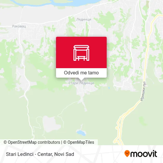Stari Ledinci - Centar mapa