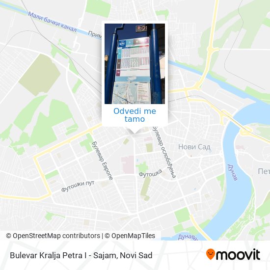 Bulevar Kralja Petra I - Sajam mapa