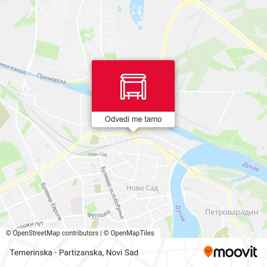 Temerinska - Partizanska mapa