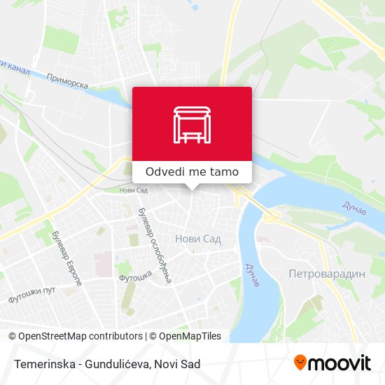 Temerinska - Gundulićeva mapa