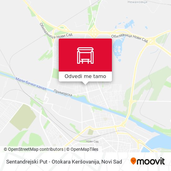 Sentandrejski Put - Otokara Keršovanija mapa