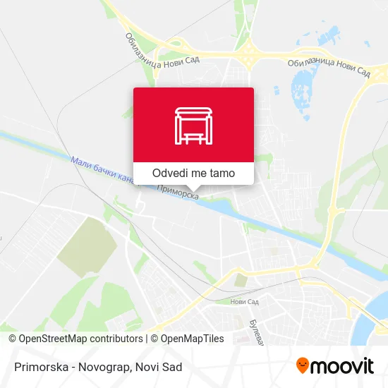 Primorska - Novograp mapa