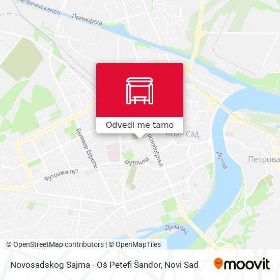Novosadskog Sajma - Oš Petefi Šandor mapa