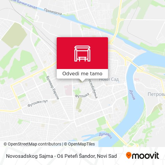 Novosadskog Sajma - Oš Petefi Šandor mapa