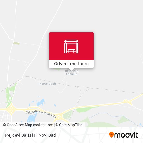 Pejićevi Salaši II mapa