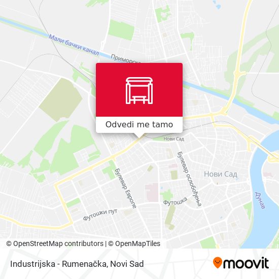 Industrijska - Rumenačka mapa