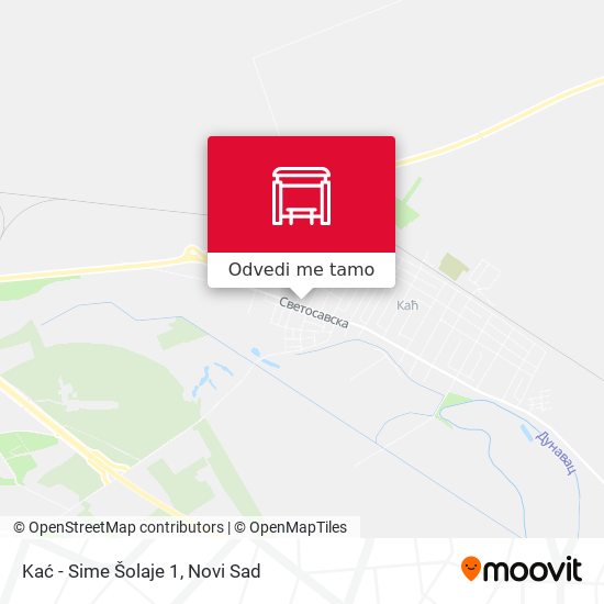 Kać - Sime Šolaje 1 mapa