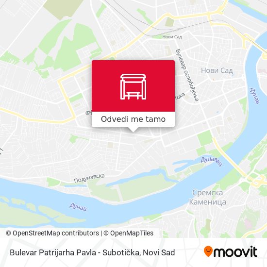 Bulevar Patrijarha Pavla - Subotička mapa