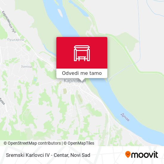 Sremski Karlovci IV - Centar mapa